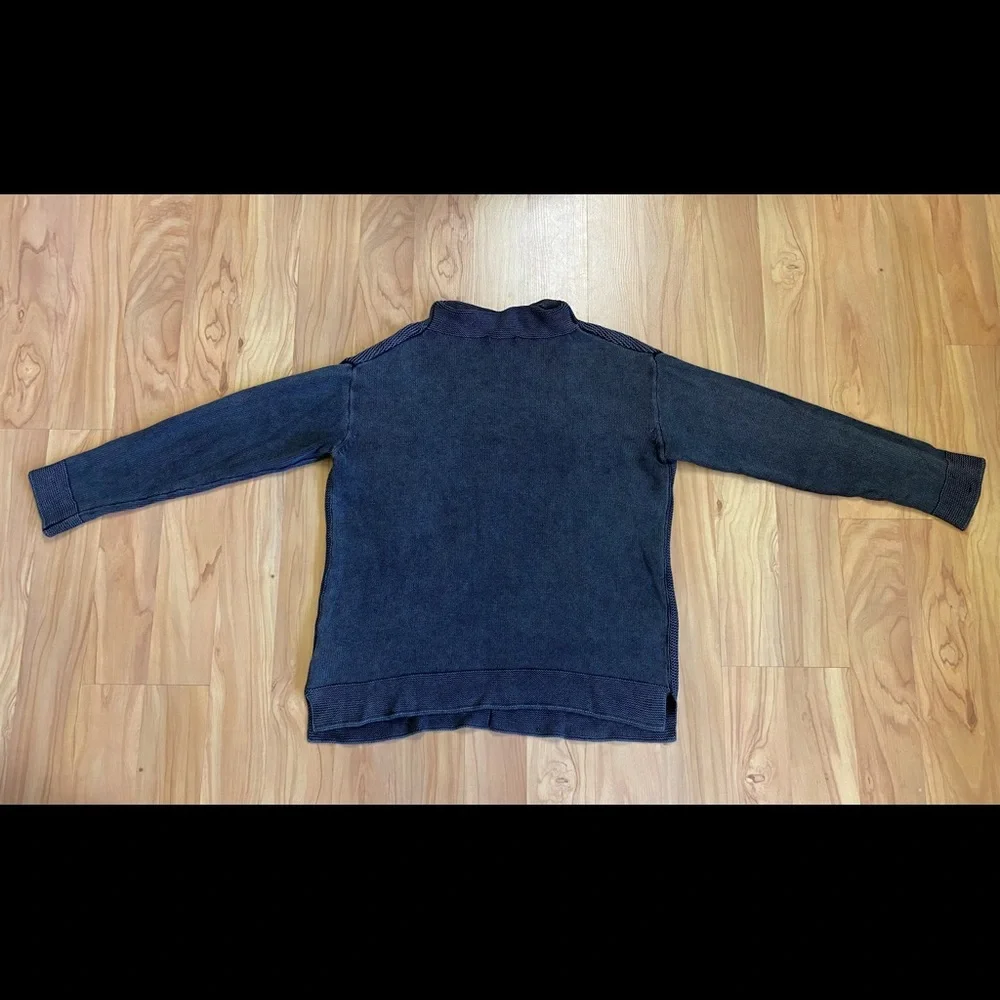 Women’s Carbon 2 Cobalt Grey Knit Pullover Sweater M - Picture 11 of 14